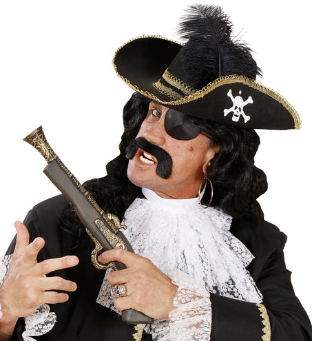 Widmann SRL Piratenhoed dames met schedel en veren