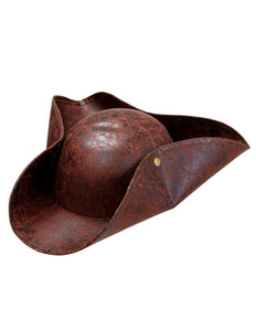 Widmann SRL Piratenhoed driesteek bruin