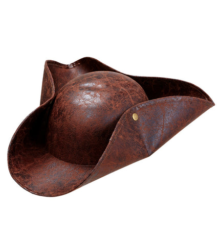 Widmann SRL Piratenhoed driesteek bruin