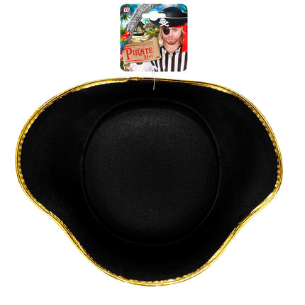 Widmann SRL Piratenhoed kind met gouden rand