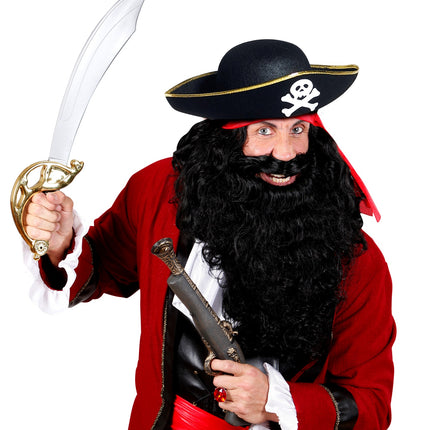 Widmann SRL Piratenhoed met gouden rand