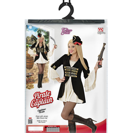 Widmann SRL Piratenkapitein kostuum Maggie