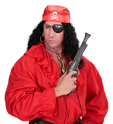 Widmann SRL Piratensetje ooglapje bandana en oorbel