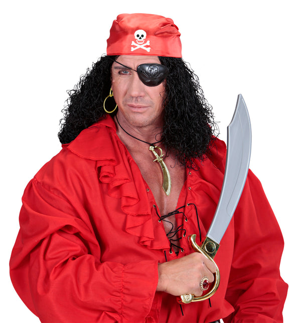 Widmann SRL Piratensetje ooglapje bandana en oorbel