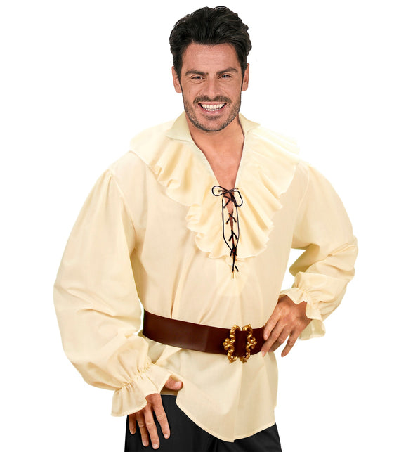 Widmann SRL Piratenshirt beige boeren shirt