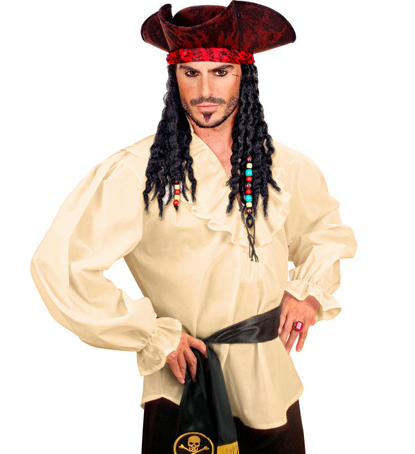 Widmann SRL Piratenshirt beige boeren shirt