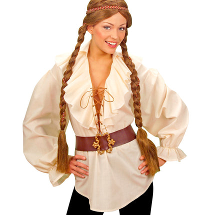 Widmann SRL Piratenshirt dames beige