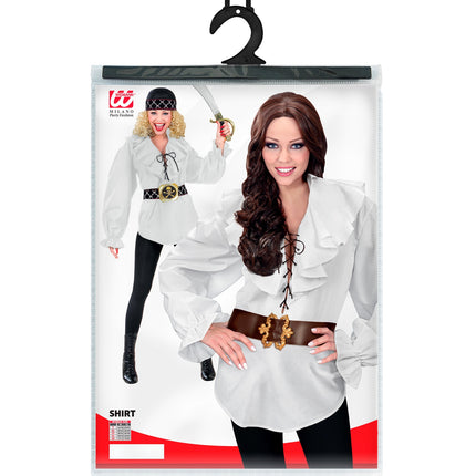 Widmann SRL Piratenshirt dames wit