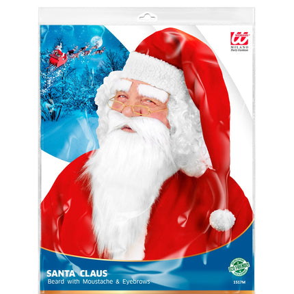 Widmann SRL Pluche kerstman baardset