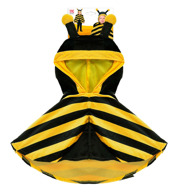 Widmann SRL Pluche poncho met muts bij