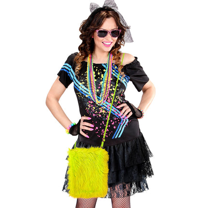 Widmann SRL Plushe Handtas Neon Geel