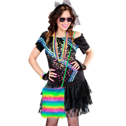 Widmann SRL Plushe Handtas Regenboog