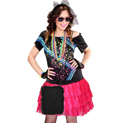 Widmann SRL Plushe Handtas Zwart