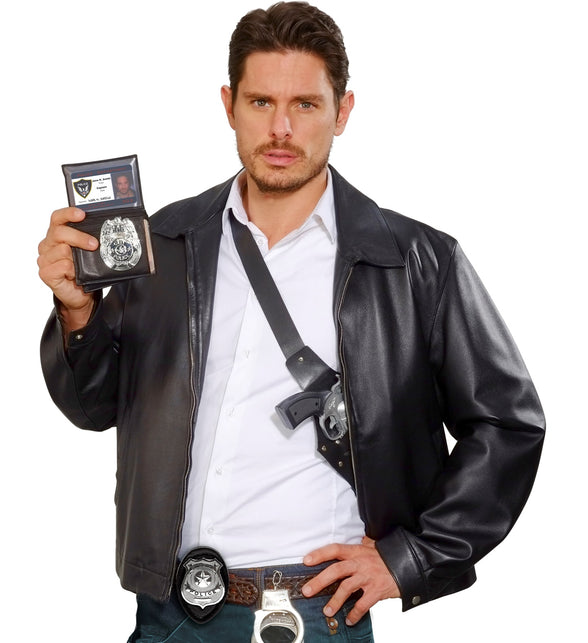 Widmann SRL Politie badge met clip en ketting