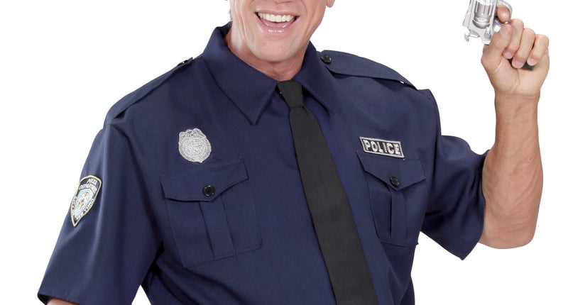 Widmann SRL Politieblouse met pet en stropdas NYPD