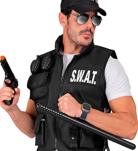 Widmann SRL Politieknuppel zwart wapenstok ME