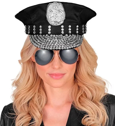 Widmann SRL Politiepet met strass Tess