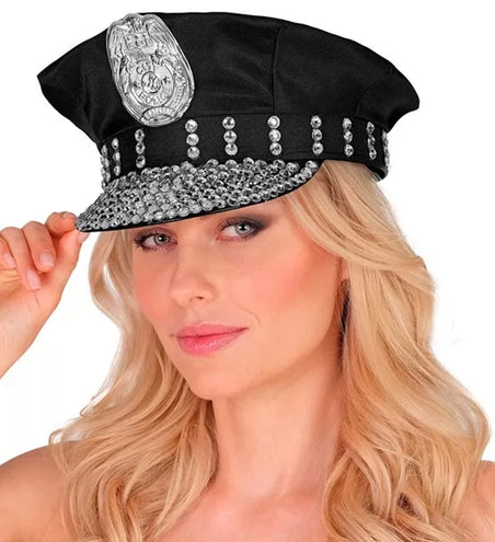 Widmann SRL Politiepet met strass Tess