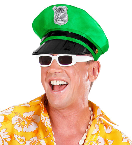 Widmann SRL Politiepet neon groen