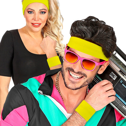 Widmann SRL Polsbandjes neon geel Philip