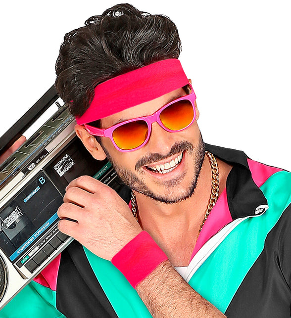 Widmann SRL Polsbandjes neon roze Philip