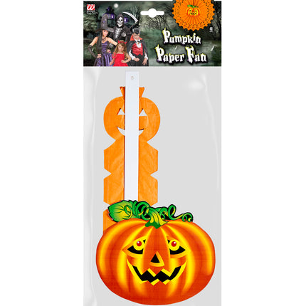 Widmann SRL Pompoen decoratie papier voor Halloween