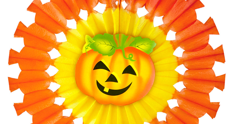 Widmann SRL Pompoen waaier decoratie