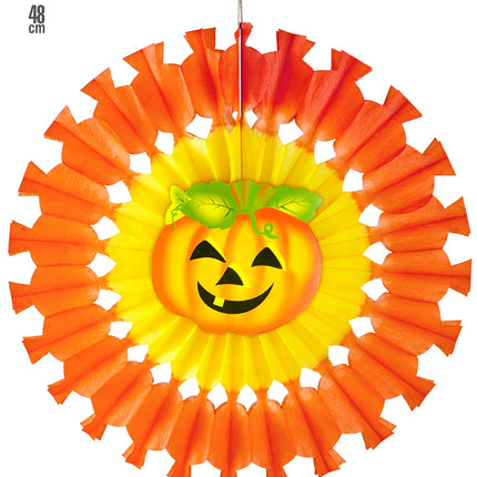 Widmann SRL Pompoen waaier decoratie