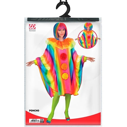 Widmann SRL Poncho regenboog unisex