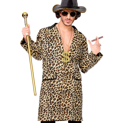 Widmann SRL Pooier hoed Dandy cowboy met print