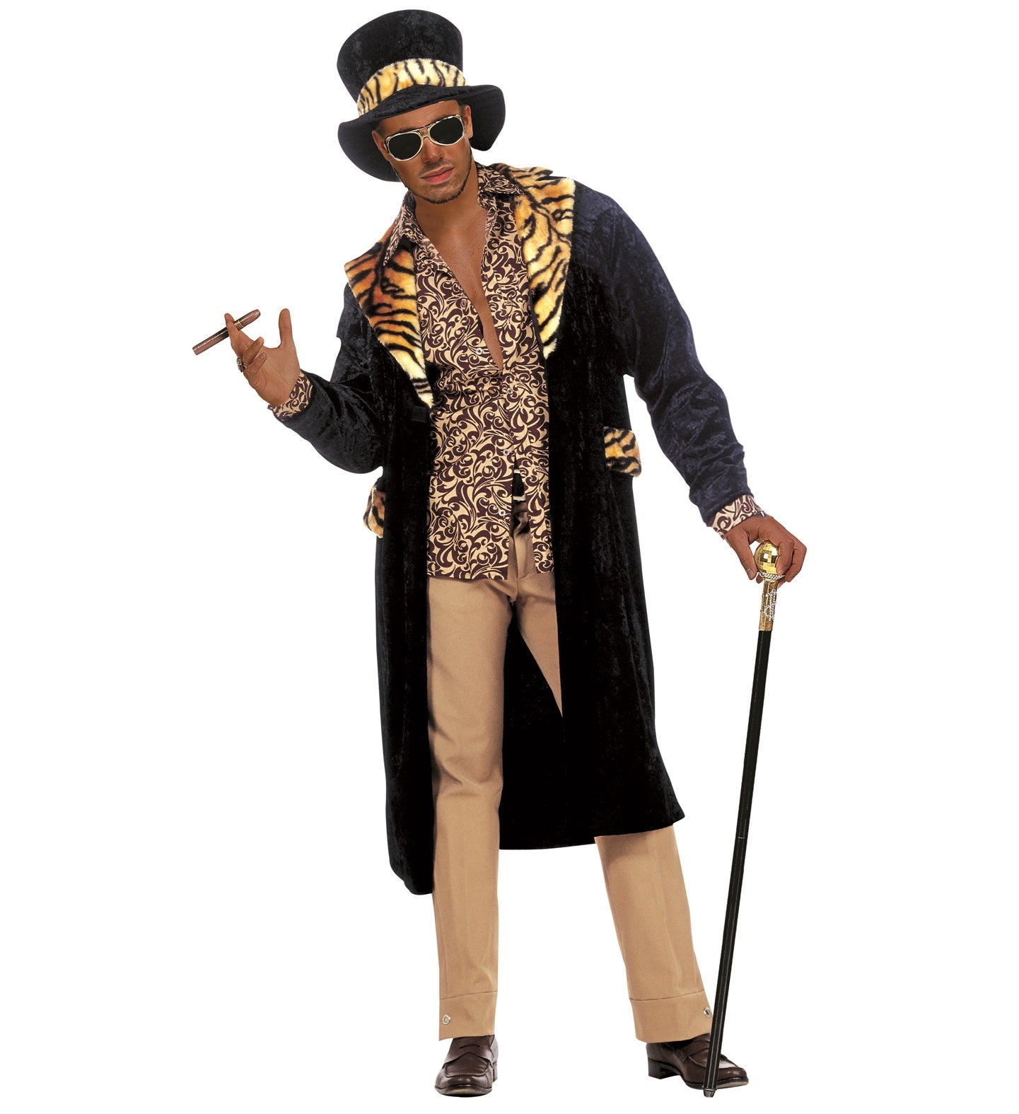 Pooier PIMP kostuum Goldy