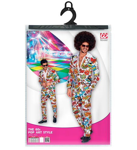 Widmann SRL Pop art kostuum jaren 60 stijl