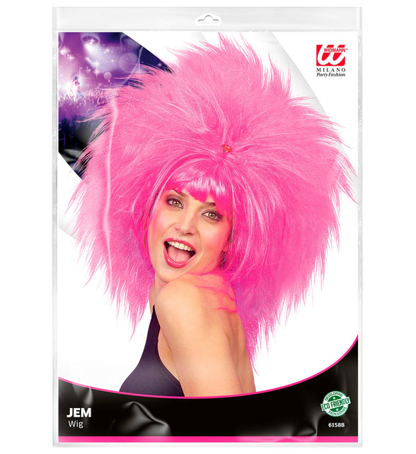 Widmann SRL Pretty woman pruik roze vrouw