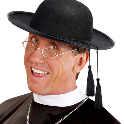 Widmann SRL Priester hoed zwart vilt