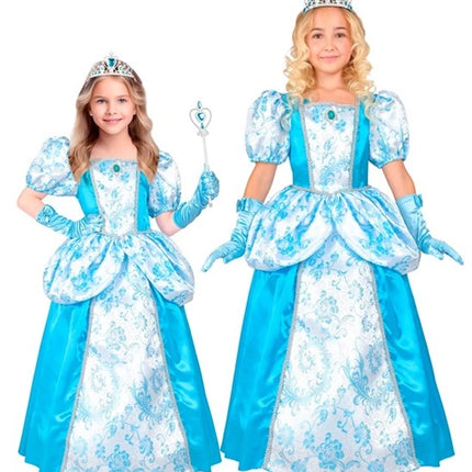 Widmann SRL Prinses blauw kostuum Emma kinderen