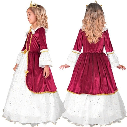 Widmann SRL Prinses rood kostuum Luuke kinderen