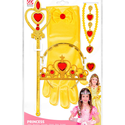 Widmann SRL Prinses set  Anna geel