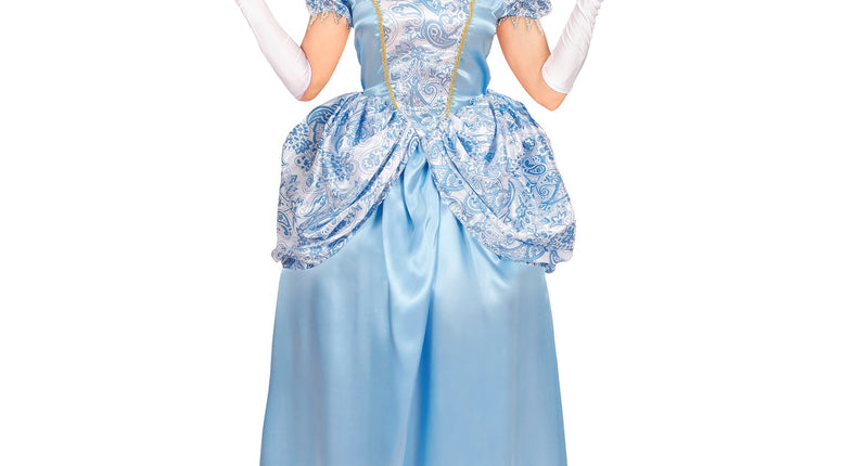 Widmann SRL Prinsessen jurk blauw sprookjes