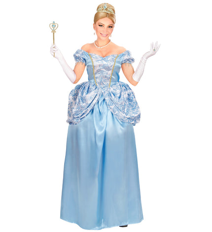Widmann SRL Prinsessen jurk blauw sprookjes
