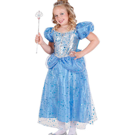 Widmann SRL Prinsessenjurk blauw kinderen