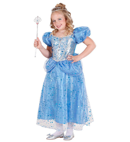 Widmann SRL Prinsessenjurk blauw kinderen
