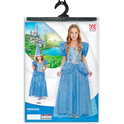 Widmann SRL Prinsessenjurk blauw kinderen