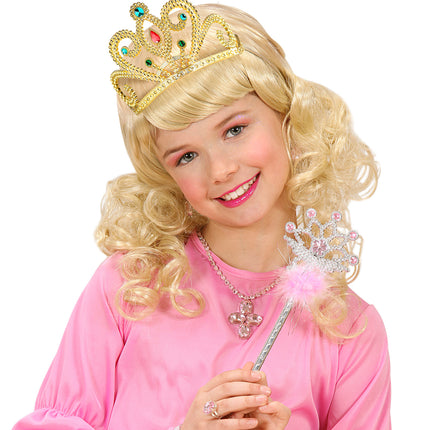 Widmann SRL Prinsessenkroon met diamanten goud