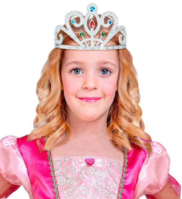 Widmann SRL Prinsessenkroon met diamanten zilver