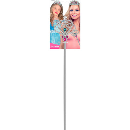 Widmann SRL Prinsessenstaf zilver met gemsteen