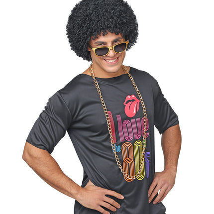 Widmann SRL Pruik 70's Jesse zwart