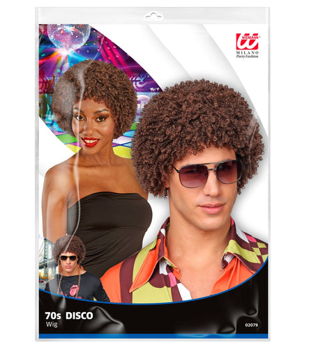 Widmann SRL Pruik 70'S Levi bruin