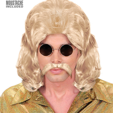 Widmann SRL pruik 70s man blond