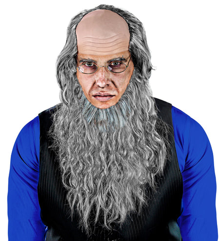 Widmann SRL Pruik Amish met baard en bril