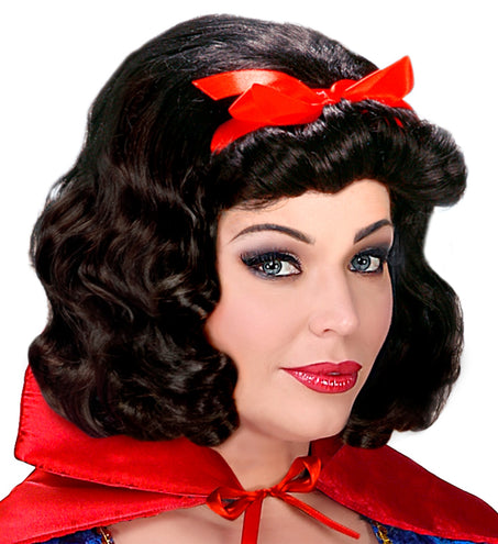 Widmann SRL Pruik Bianca Met Lint (In Plastic Zak)